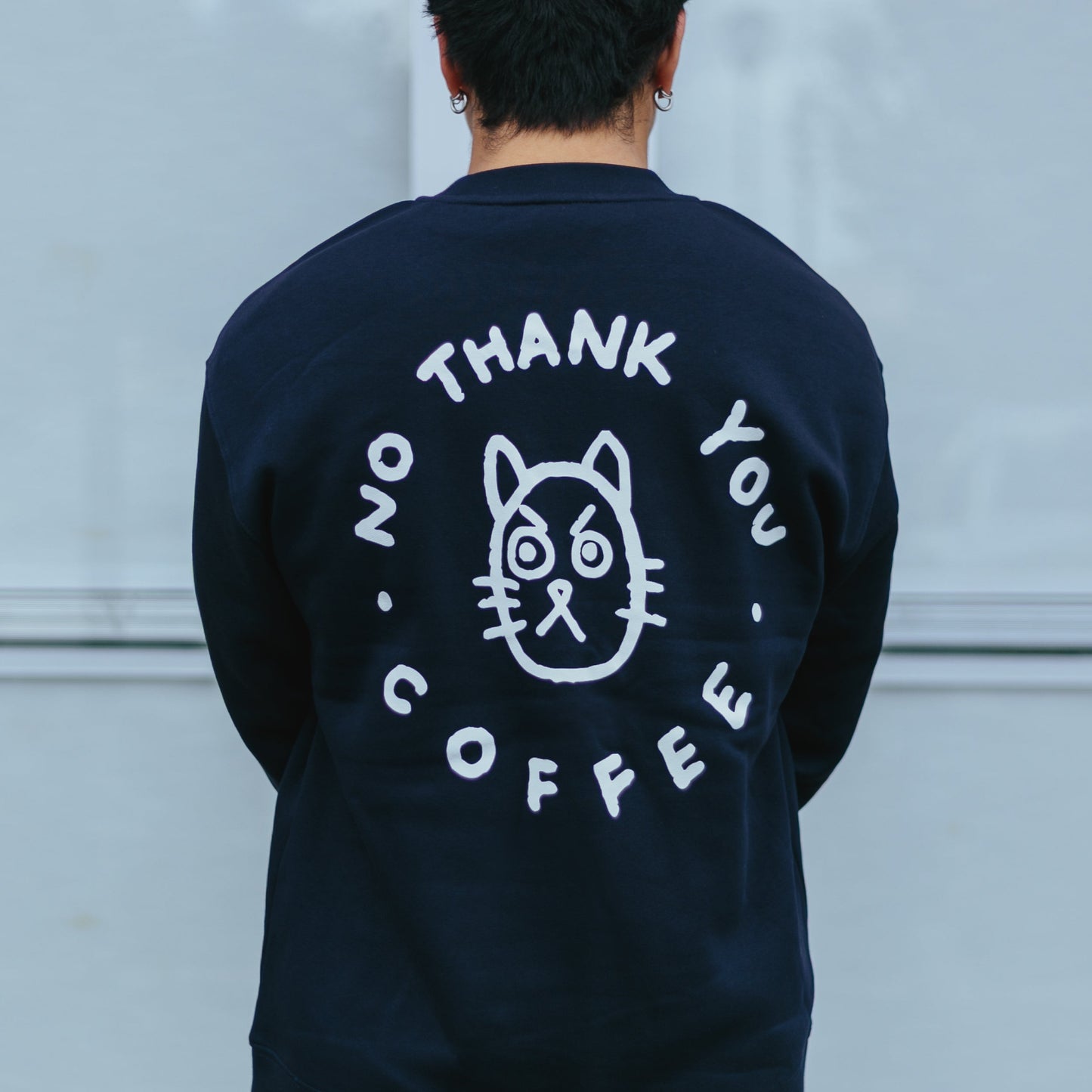 TY No TY Blue Crew Neck