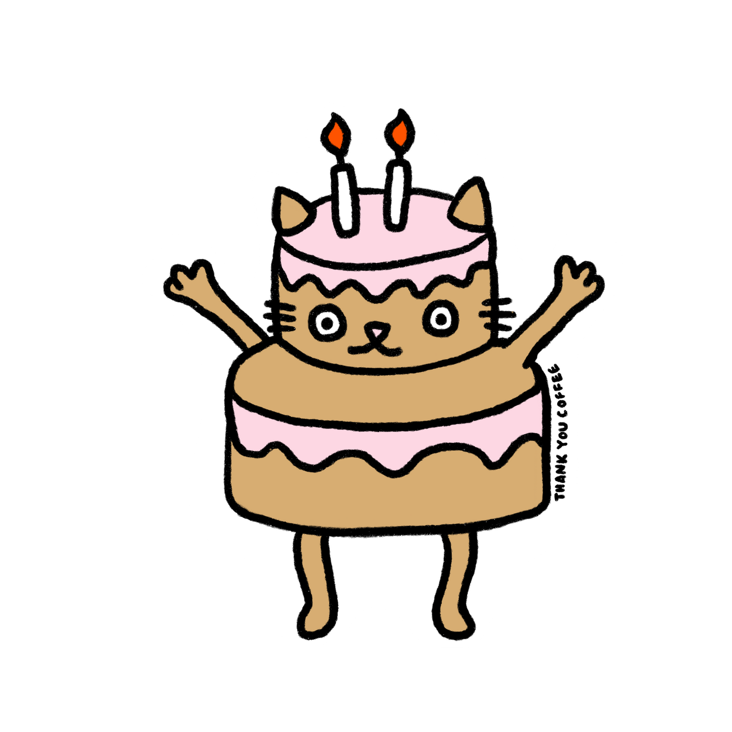 Birthday Cake Sticker