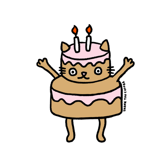 Birthday Cake Sticker